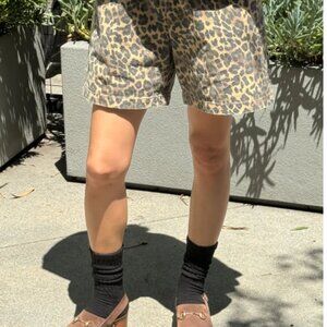 NWT Le Bon Shoppe city shorts - leopard